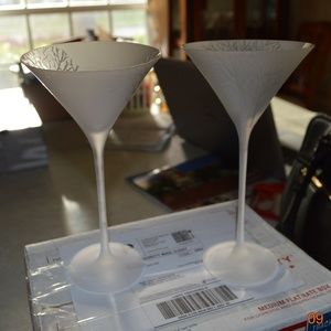 Belvedere Vodka Martini Glasses